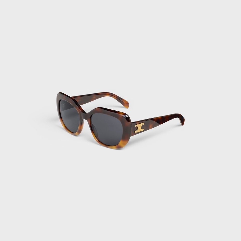 CELINE TRIOMPHE 06 SUNGLASSES in Gradient Havana